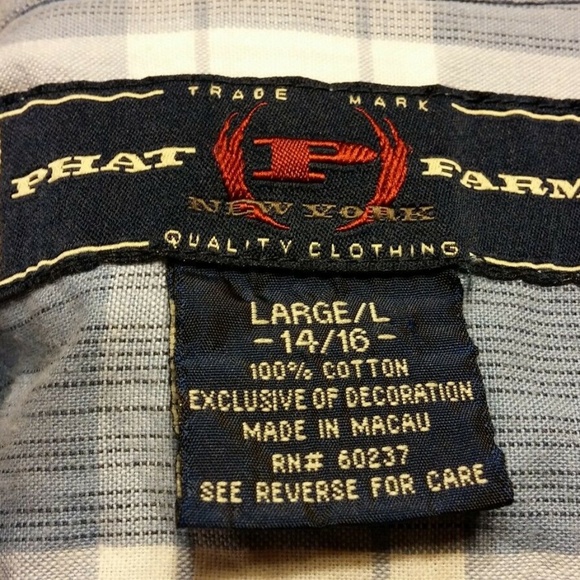 Phat Farm New York Short Sleeve Button Down Shirt - Picture 4 of 6